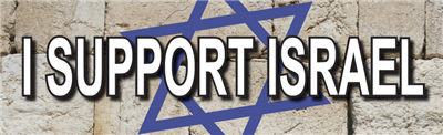 Bumper Sticker - I support Israel