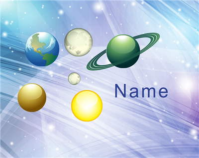 Tallit bag Space Planets