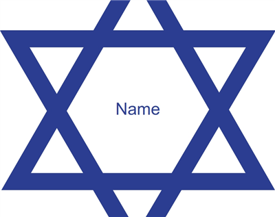 Tallit bag Star of David full