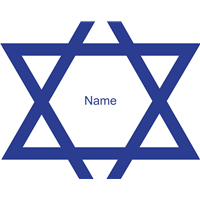 Tallit bag Star of David full