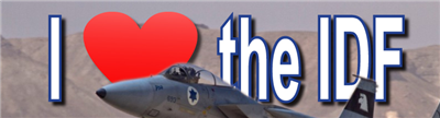Bumper Sticker - I love IDF