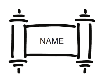 Tallit bag Torah Scroll minimal