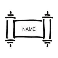 Tallit bag Torah Scroll minimal