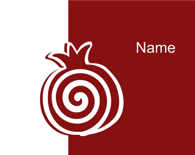 Tallit bag Pomegranate Swirl