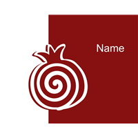 Tallit bag Pomegranate Swirl