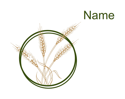 Tefillin bag Sheaves of Wheat green