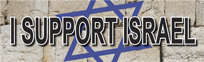 Bumper Sticker - I support Israel