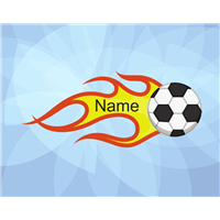 Tallit bag Sports Soccer Flame Blue